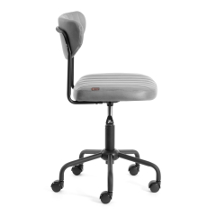 Кресло Tetchair SLIM иск. замша, Grey Cерый