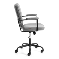 Кресло Tetchair ALPHA иск. замша, Grey Cерый