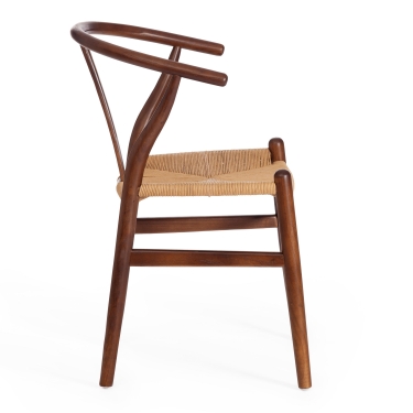 Стул Tetchair WISHBONE mod.CB2212 дерево вяз, 5750.579.5, Темный Орех 5