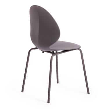 Стул Tetchair EBAY mod 03 металл/пластик, 52x46x83.5, серый