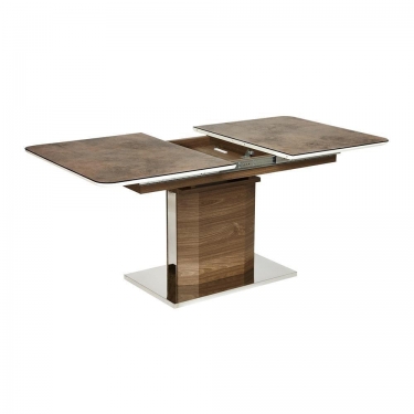 Стул Tetchair LAVANDA mod.712 ткань/металл, 55х55х92 см, высота до сиденья 50 см, коричневый бежевый/черный