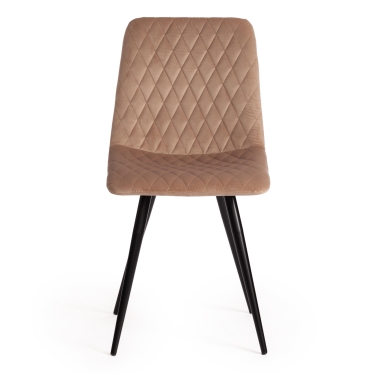 Стул полубарный Tetchair CHILLY mod. 7095пб ткань/металл, 53x44x94 см, высота до сиденья 66 см, бежевый barkhat 5/черный