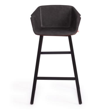 Стул Tetchair CHILLY X mod. 7096-1 ткань/металл, 45x53х88 см, высота до сиденья 50 см, бежевый barkhat 5/черный