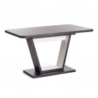 Стол обеденный Tetchair VOX ЛДСП, 132-172x85x75,5 см, Мрамор черный/Белый