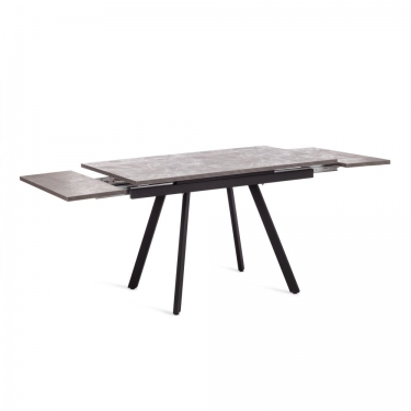 Стол Tetchair VIGO ЛДСП/HPL/металл, 120 x 80 x 30 х 30 х 75 см, Черная сосна/черный