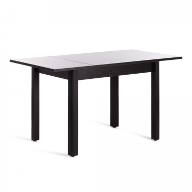 Стол Tetchair TURIA ЛДСП/HPL/МДФ, 100 х 70+40 х 75 см, Дуб морёный/чёрный