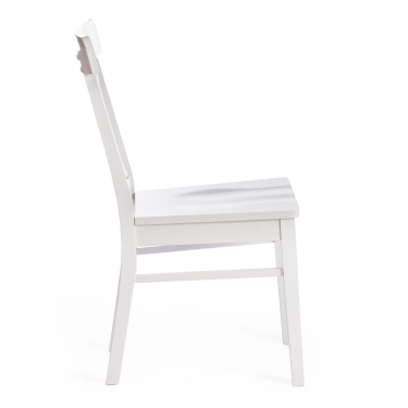 Стул Tetchair Retro дерево гевея, МДФ, 44,3 x 55 x 89 x SH45см, Белый White