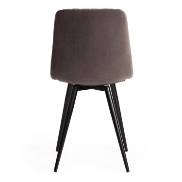Стул Tetchair Афродита/ Aphrodite дерево гевея, 46х54х99см, Espresso дуб в красноту, ткань кремовая с рисунком 3321