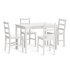 Обеденный комплект Tetchair Хадсон 2 стол + 4 стула/ Hudson 2 Dining Set butter white