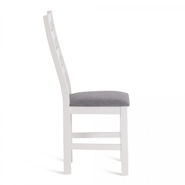 Стул Tetchair ROSARIO Многослойная фанера, 39 х 39 х 99 см, white, ткань темно-серая 150