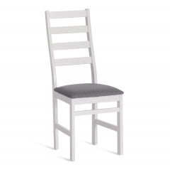 Стул Tetchair ROSARIO Многослойная фанера, 39 х 39 х 99 см, white, ткань темно-серая 150