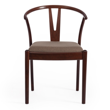 Комплект обеденный Tetchair ANDREA стол со стеклом + 4 кресла + подушки TCH White белый, Ткань рубчик, цвет кремовый