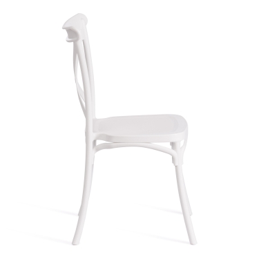 Стул CROSS mod. PL24 пластик, 48 х 58 х 89 см, White белый 11954