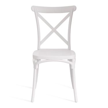 Стул CROSS mod. PL24 пластик, 48 х 58 х 89 см, White белый 11954