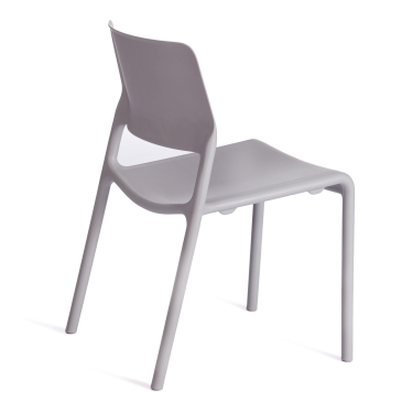 Стул Tetchair FURDI mod. 53 пластик, 48 х 55.5 х 77.5 см, Grey Cерый