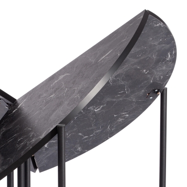 Стул складной Tetchair FOLDER mod. 3017H каркас металл, сиденье/спинка пластик, 49 x 46.5 x 73.5 см, black черный / grey серый