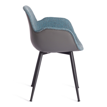 Стул складной Tetchair FOLDER mod. 3017H каркас металл, сиденье/спинка пластик, 49 x 46.5 x 73.5 см, black черный / grey серый