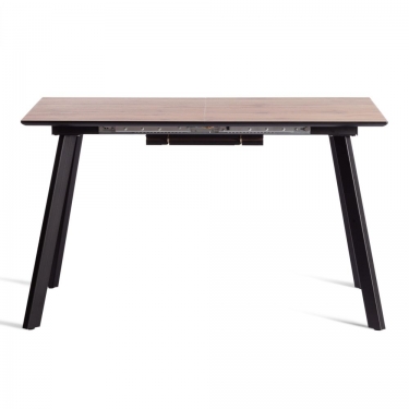 Стол обеденный Tetchair DARWIN МДФ HPL 0,6 мм/металл, 85х130-170х75 см, Дуб Вотан/чёрный