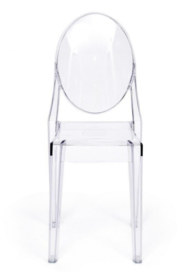 Стул Tetchair MEDALION mod. 921 пластик, 39 х 49 х 90,5 см, Transparent Прозрачный