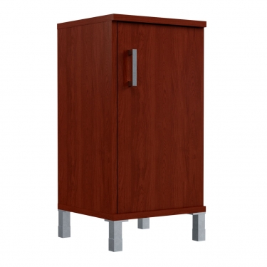 Стеллаж с дверью ДСП Skyland В411.2 L Бургунди