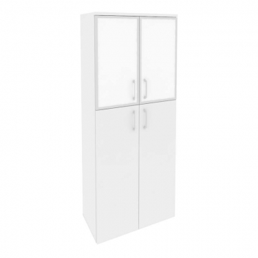 Шкаф высокий широкий Рива ONIX O.ST-1.7R white Белый Бриллиант