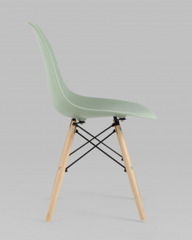 Стул Stool Group SIMPLE DSW NEW Серо-зеленый