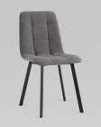 Стул Stool Group Oliver SquareвелюрТемно-серый