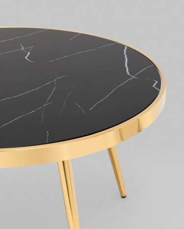 Журнальный столик Stool Group Гелиос 8080 Золото