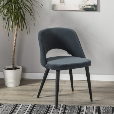 Кресло R-home Lars Diag grey/черный