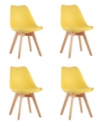 Стул Stool Group FRANKFURT NEW желтый 4 шт. комплект