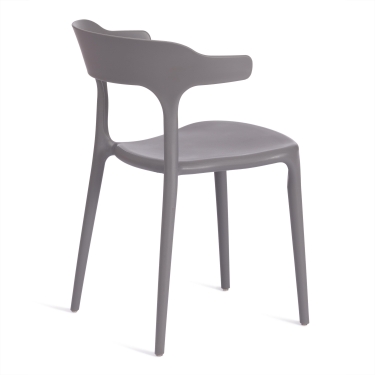 Стул Tetchair TON mod. PC36 / 1 шт. в упаковке пластик, 49,5 х 50 х 75,5 см , Dark-grey темно-cерый 15537