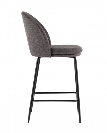 Стул полубарный Stool Group Echo Темно-серый