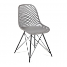 Стул Tetchair VINCENT mod. 8001 / 1 шт. в упаковке металл/пластик, 46,5 х 53 х 83,5 см, серый/черный