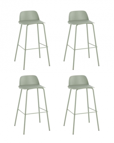 Стул барный Stool Group Mist серо-зеленый 4 шт