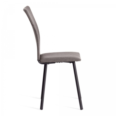 Стул обеденный Tetchair La Rousse ткань рогожка, 49х50х93, серый/черный, 3M 16/2