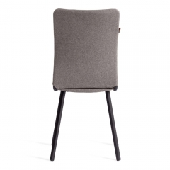 Стул обеденный Tetchair La Rousse ткань рогожка, 49х50х93, серый/черный, 3M 16/2