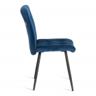 Стул обеденый Tetchair Medeo велюр, 47х56х89, Blue синий