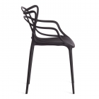 Стул Tetchair Cat Chair mod. 028 пластик, 53 x 59 x 82,5 см, черный Black 3010