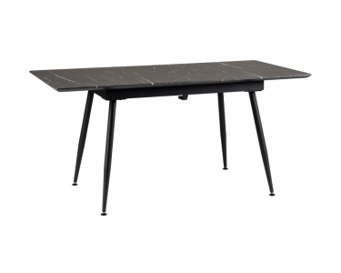 Стол R-home Месси раздвиж. 120-160 Темный мрамор/Бабочка