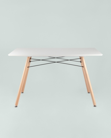 Стол Stool Group Eames DSW Rectangle Белый