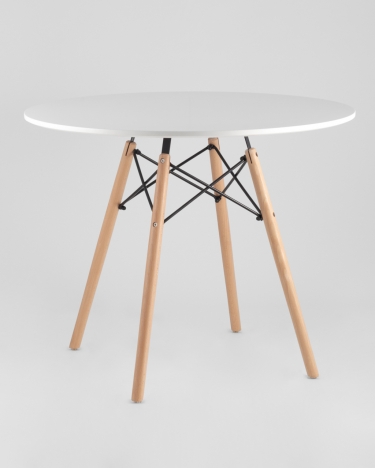 Стол обеденный Stool Group DSW D90 Белый