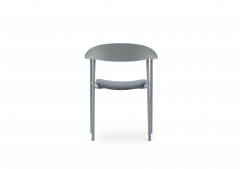 Стул Stool Group Eila с подушкой пластик серый