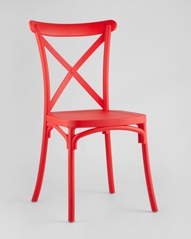 Стул пластиковый Stool Group Кроссбэк Красный