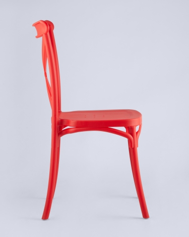 Стул пластиковый Stool Group Кроссбэк Красный
