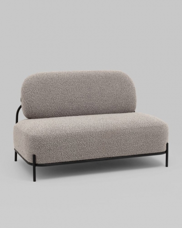 Диван Stool Group Стоун new ткань букле серо-бежевый