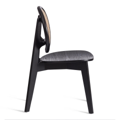 Стул Tetchair FENRIR дерево вяз, 42х45х85 см, черный