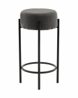 Стул барный Stool Group Беккет букле темно-серый