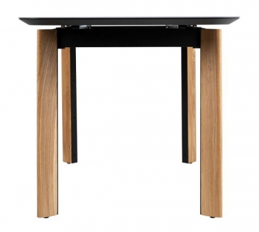 Стол раскладной R-home Combi Glass 140-180 Automatic Natur/Dark matte glass