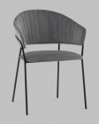 Стул Stool Group Бруно NEW велюр серый