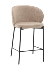 Стул полубарный Stool Group Тисдейл букле бежевый